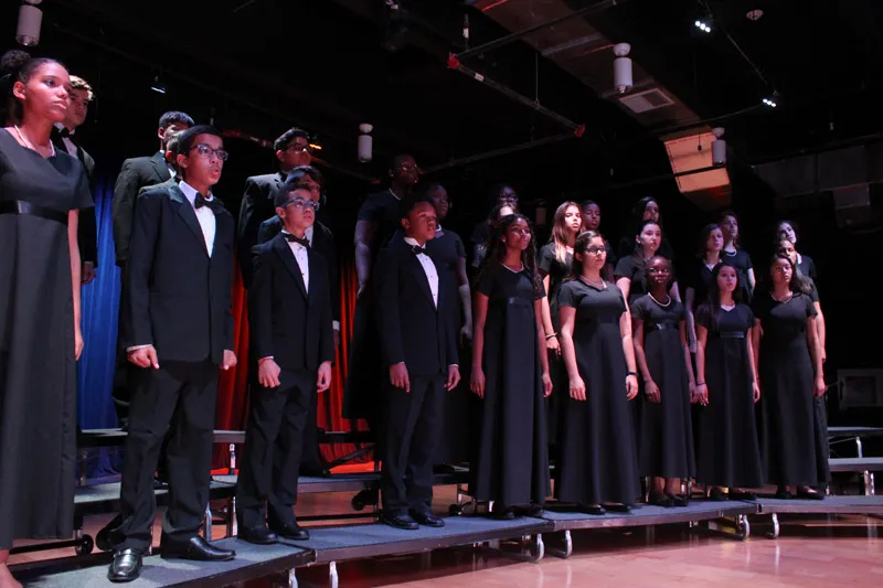 Vocal Corus performing on stage 